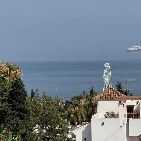 Piscina Y Vistas Espectaculares En * Torremolinos